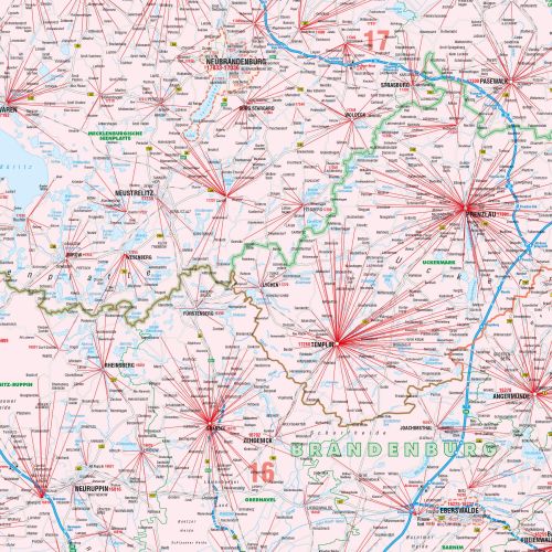 Preview: Postleitzone 1 auf der Landkarte als Detail
