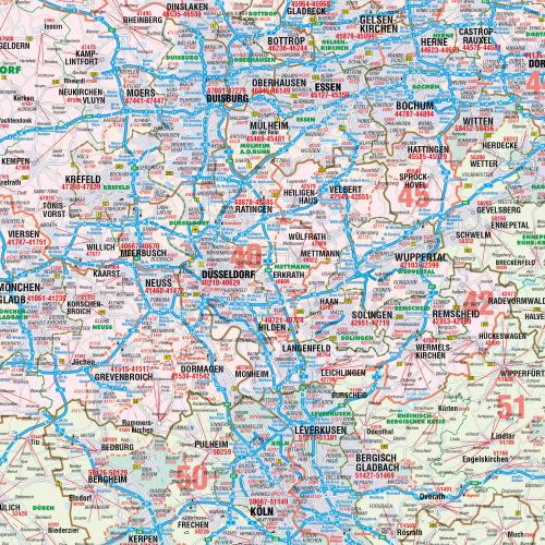 Preview: Detailansicht der Postleitzahlenregion 5