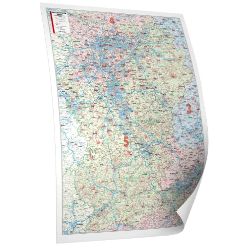 Postleitzahlenregion 5 als Landkarte
