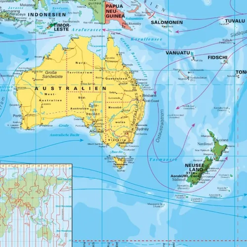 Detailansicht von Australien