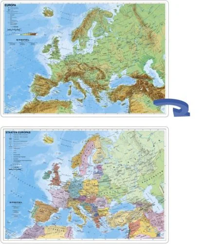 Schreibunterlage von Europa