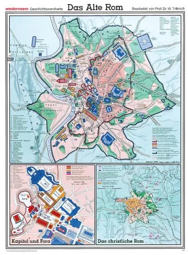 Schulwandkarte - Das Alte Rom