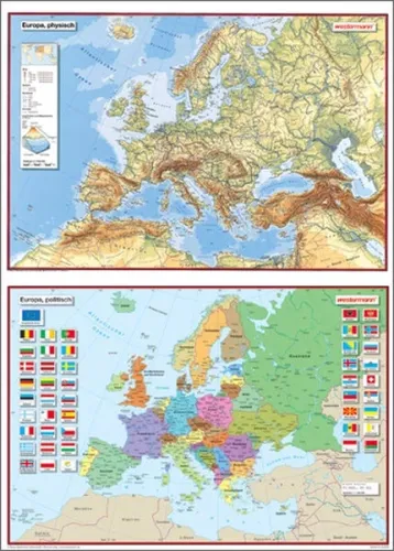 Posterkarten Set von Europa