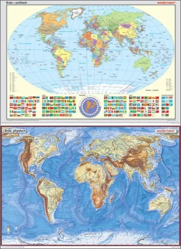 Die Welt als Landkarten Set