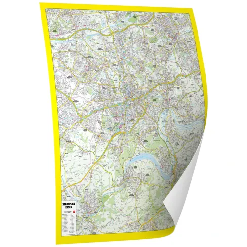 Der Stadtplan Essen Poster Papierkarte