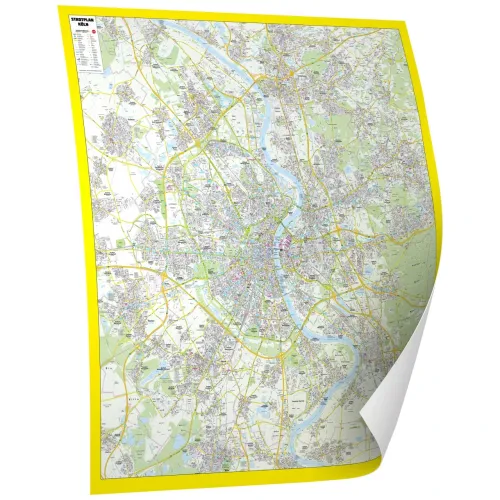 Der Stadtplan Köln als Poster