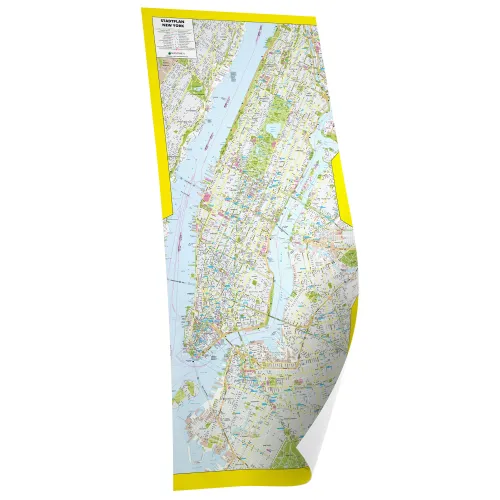 Der Stadtplan New York Poster Papierkarte