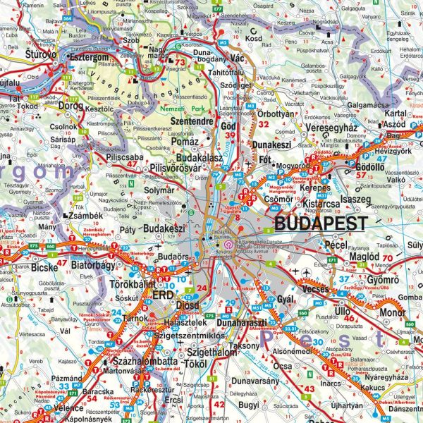 Detailansicht von Budapest