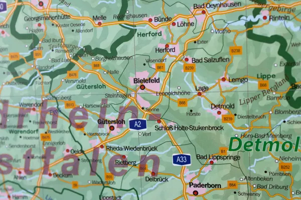 Bielefeld in der Detailansicht