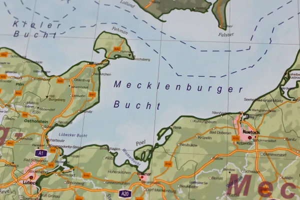 Ostsee in der Detailansicht