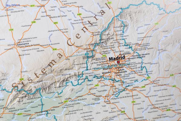 Detailansicht von Madrid