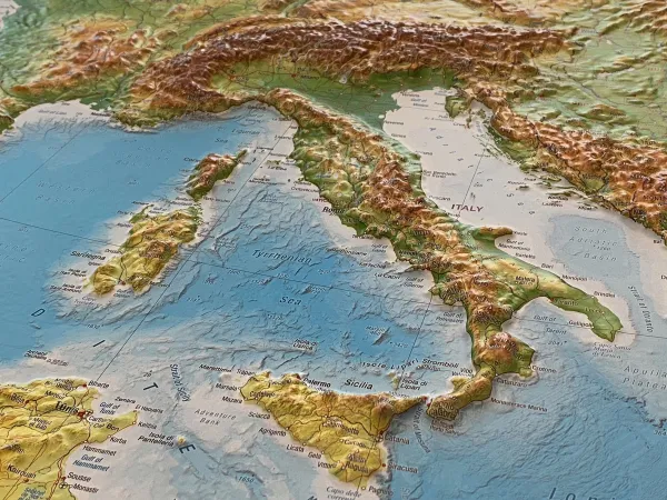 Detailansicht von der Region Palermo