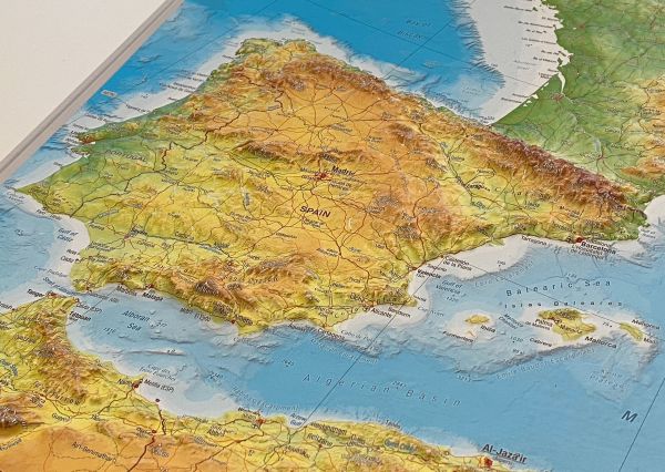 Detailansicht von der Region Spanien