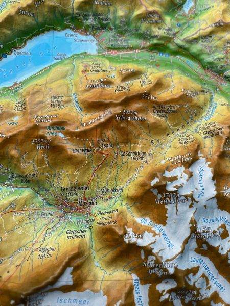 Berner Oberland in der Detailansicht