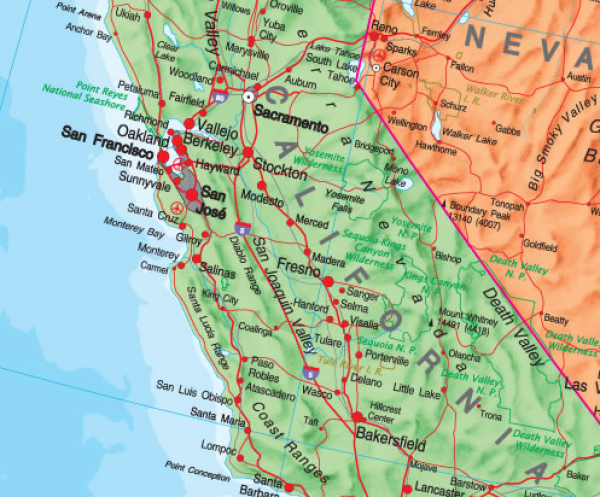 Detailansicht von San Francisco