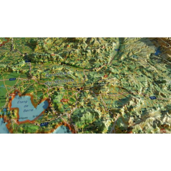La Provence-Alpes-Cotes d'Azur Detailansicht