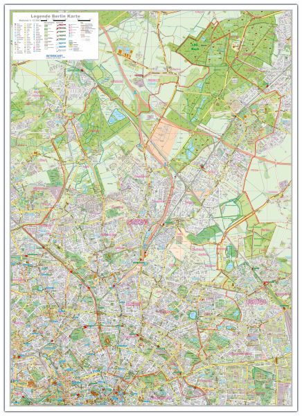 Stadtplan von Berlin Pankow