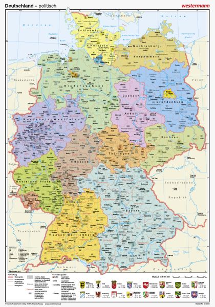 Die Bundesländer von Deutschland in der Übersicht