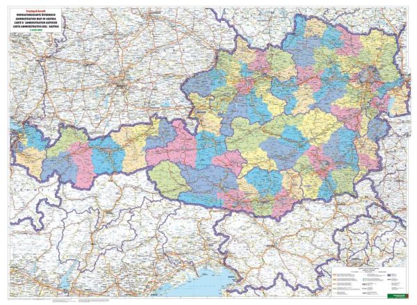 Verwaltungskarte von Österreich