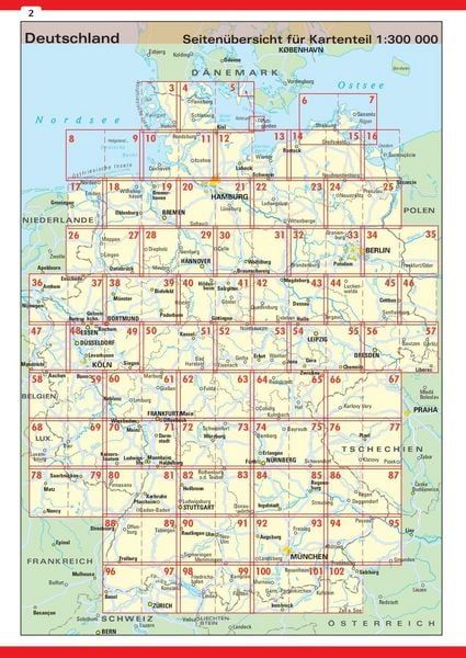 Deutschland Detailkarten Übersicht
