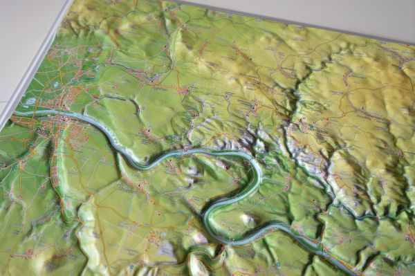 Ausschnitt aus der Reliefkarte