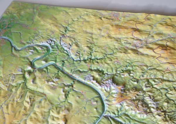 Sebnitz auf der Reliefkarte