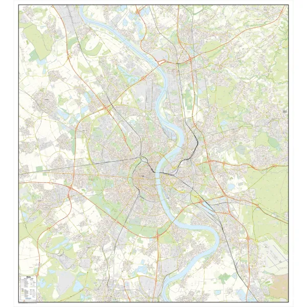 Stadtplan von Köln