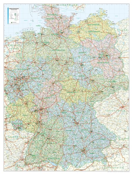 Verwaltungskarte von Deutschland