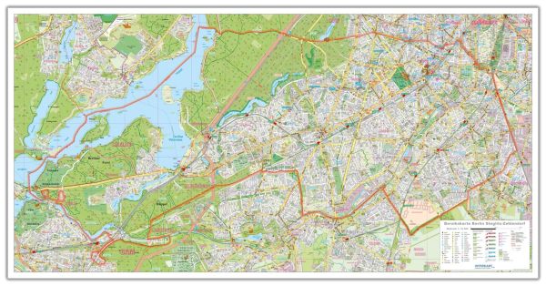 Steglitz-Zehlendorf als Stadtplan