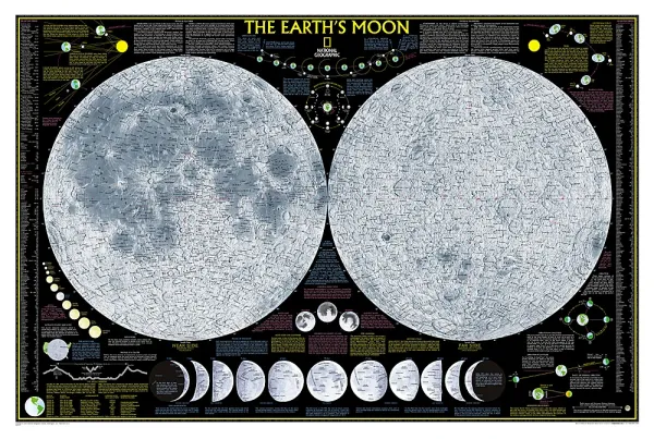 Poster vom Mond