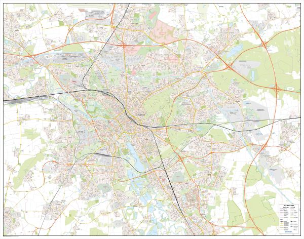 Stadtplan von Hannover