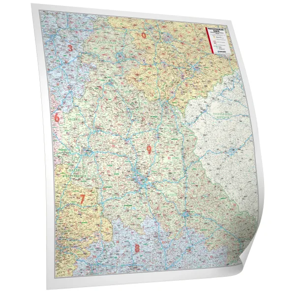 Landkarten Postleitzahl 9