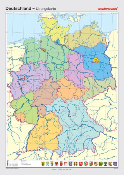 Deutschland Gesamt als stumme Karte