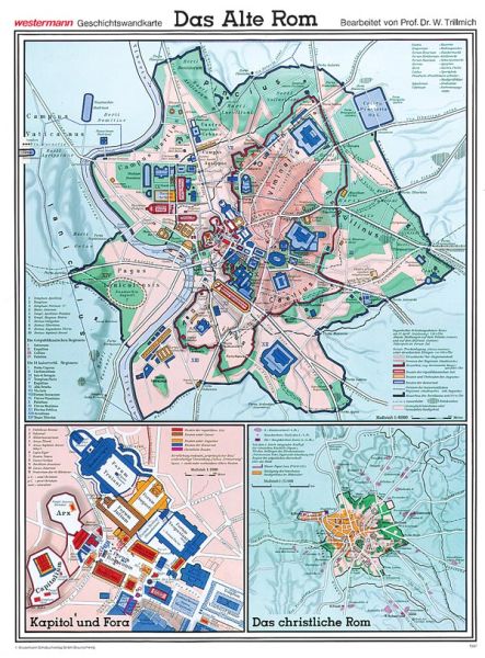 Schulwandkarte - Das Alte Rom