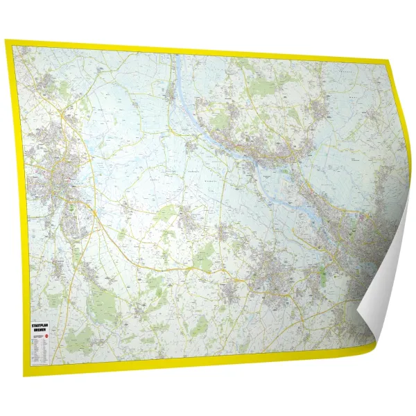 Der Stadtplan Bremen als Poster