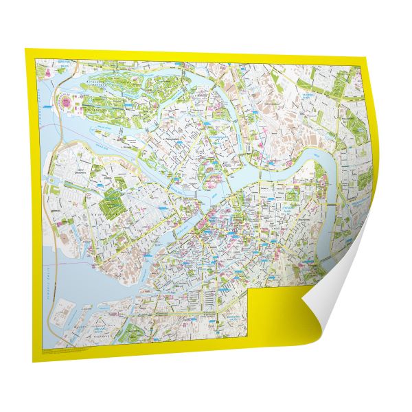 Der Stadtplan Sankt Petersburg Papierkarte